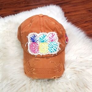 PRFCTO Lifestyle Distressed Pineapple Snapback Womens Hat